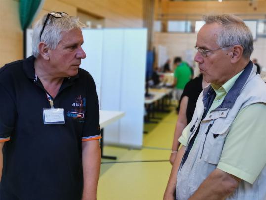 Zwiegespräch auf dem Genealogentag in Tapfheim
