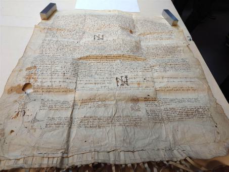 alte Urkunde aus den Beständen des GStA Berlin