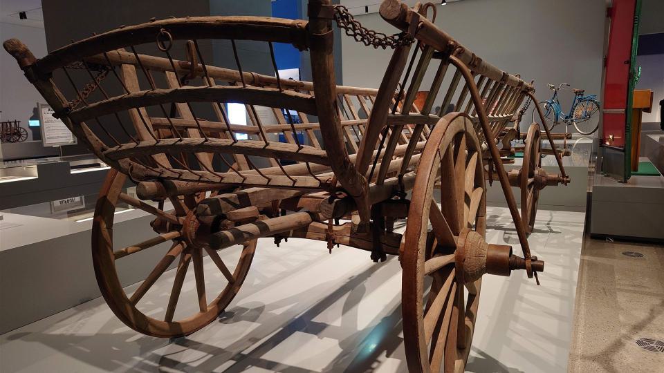 Fluchtwagen in der Ausstellung des Dokumentationszentrums Berlin