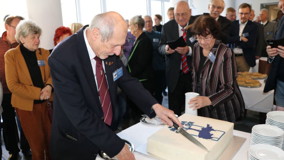 Anschnitt der Festtorte