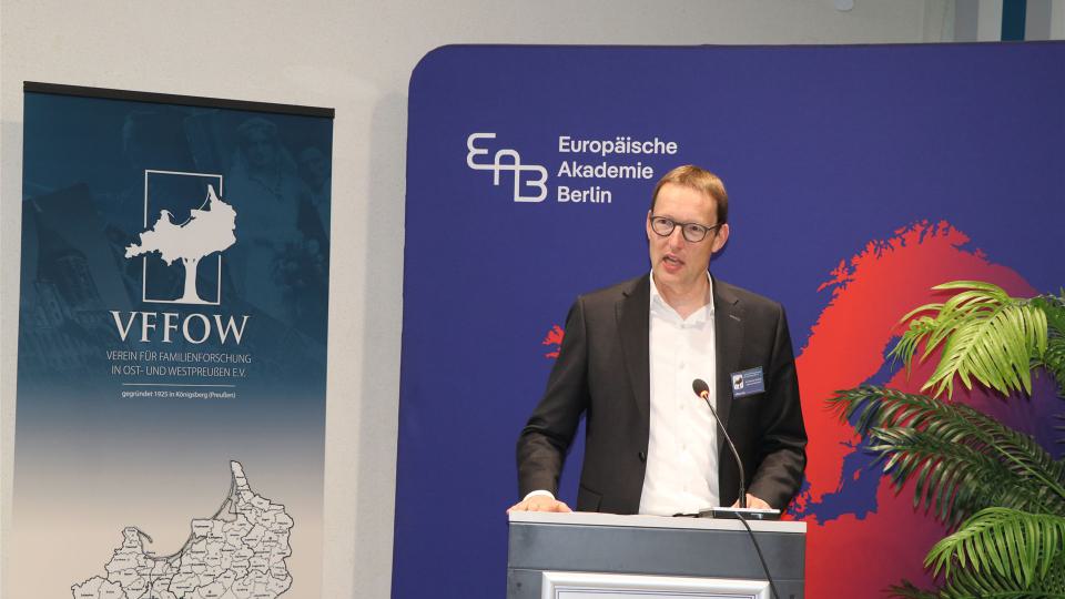 Dr. Christian Pletzing am Rednerpult